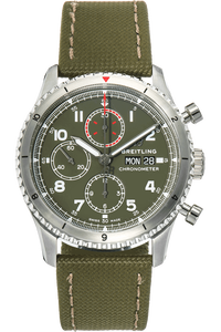 Aviator 8 Curtiss Warhawk Chronograph Stainless Steel Automatic