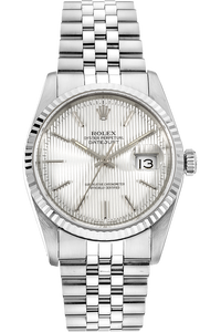 datejust white gold and stainless steel automatic