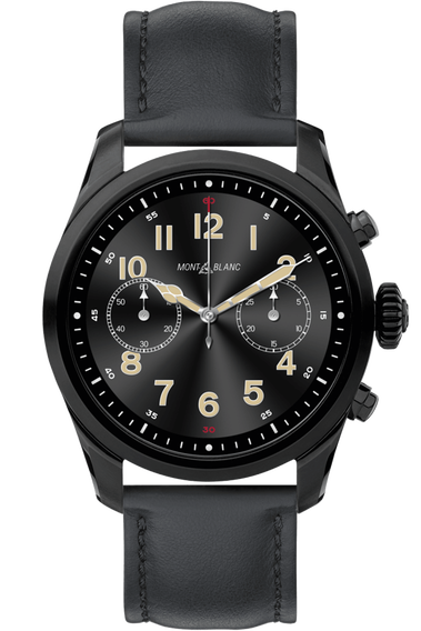 Summit 2 Black Steel And Leather