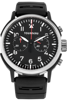 TNY 44mm Aviator Chronograph DLC Stainless Steel Automatic