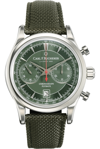 Manero Flyback Green Stainless Steel Automatic