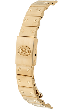 Santos Galbee Moonphase Yellow Gold Quartz