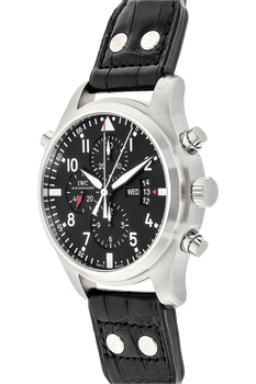 Pilot&#39;s Double Chronograph Stainless Steel Automatic