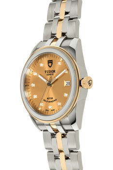 Glamour Date Yellow Gold and Stainless Steel Automatic