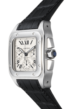Santos 100 Chronograph Stainless Steel Automatic