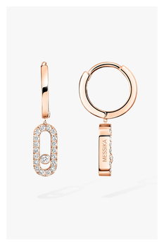 Move Uno Hoops in Pink Gold