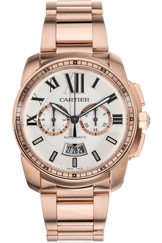 Calibre de Cartier Chronograph Rose Gold Automatic