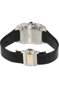 Santos 100 Rose Gold and Stainless Steel Automatic