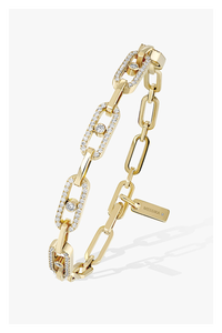 Move Link Multi Bracelet in Yellow Gold