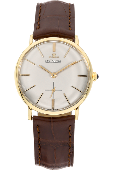 Round Circa 1950s Yellow Gold Manual