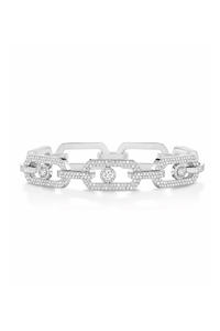 White gold diamond pave bracelet So Move XL