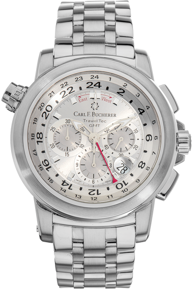 Patravi Traveltec GMT Stainless Steel Automatic