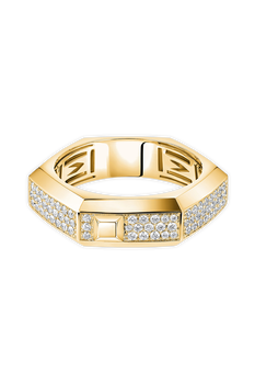 Moderniste Pav&eacute; Ring