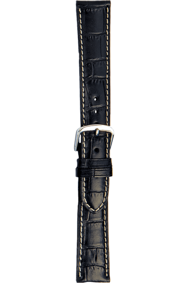 18 mm Black Alligator Strap