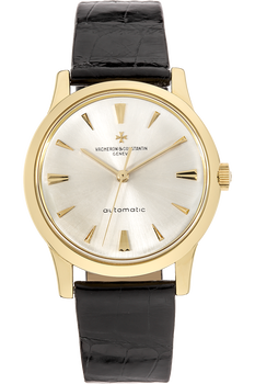 Round Circa 1960s Yellow Gold Automatic