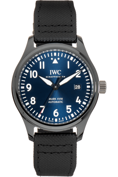 Pilot&#39;s Mark XVIII Edition &quot;Laureus Sport For Good Foundation&quot; Ceramic Black Automatic