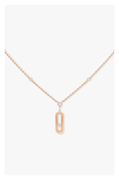 Move Uno Necklace in Pink Gold