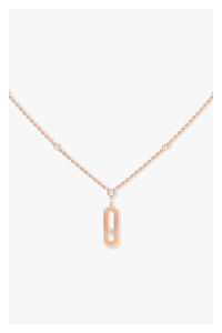 Move Uno Necklace in Pink Gold Move Uno Necklace in Pink Gold