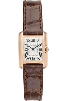 Tank Anglaise Rose Gold Quartz