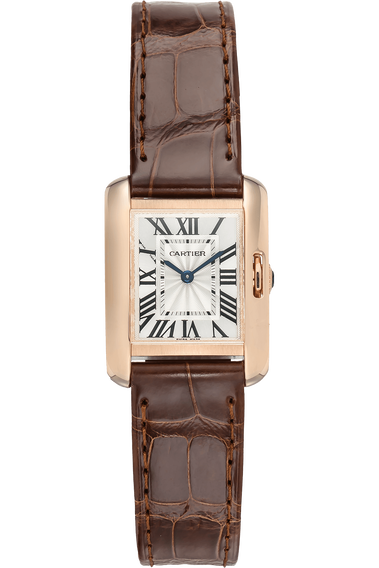 Tank Anglaise Rose Gold Quartz