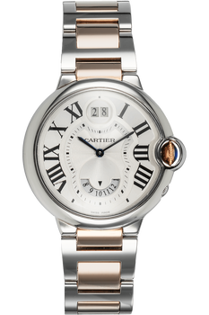 Ballon Bleu GMT Rose Gold and Stainless Steel Quartz