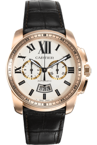 Calibre de Cartier Chronograph Rose Gold Automatic