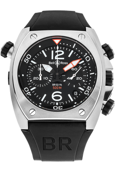 BR 02 Chronograph Stainless Steel Automatic