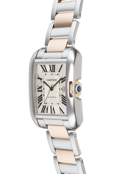 Tank Anglaise XL Rose Gold and Stainless Steel Automatic
