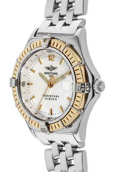 Lady Sirius Perpetual Yellow Gold and Stainless Steel Quartz