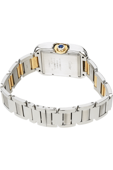 Tank Anglaise Yellow Gold and Stainless Steel Automatic