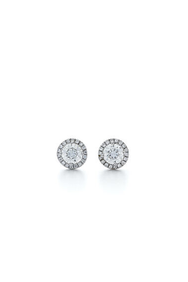 Round Halo Earring &#40;0.78 ct&#41;