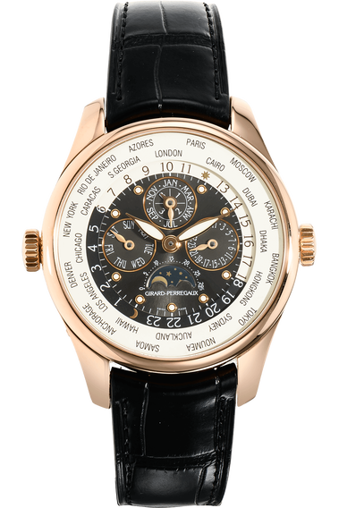 World Time Perpetual Calendar Rose Gold Automatic
