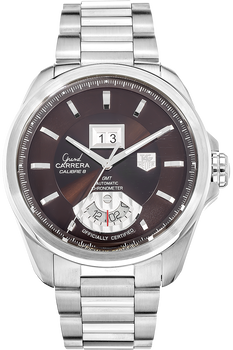 Grand Carrera Calibre 8 GMT Stainless Steel Automatic