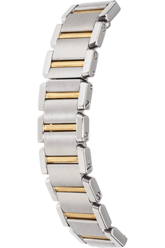 Tank Francaise Yellow Gold and Stainless Steel Quartz