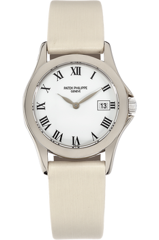 Calatrava Reference 4906 White Gold Quartz