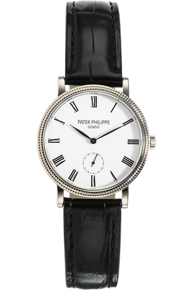 Calatrava Reference 7119 White Gold Manual