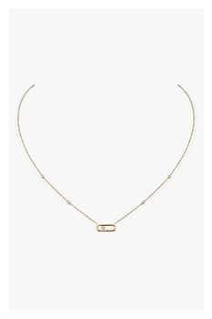 Move Uno Necklace in Yellow Gold