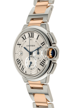Ballon Bleu Chronograph Rose Gold and Stainless Steel Automatic