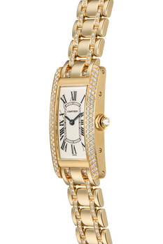 Tank Americaine Yellow Gold Quartz