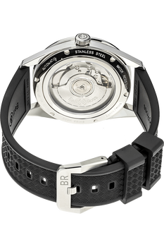 BR 123 GMT 24H Stainless Steel Automatic