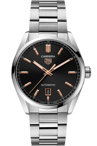 Carrera Calibre 5 Automatic Black Steel Watch