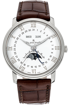 Villeret Complete Calendar Moonphase Stainless Steel