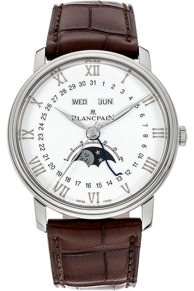 Villeret Complete Calendar Moonphase Stainless Steel