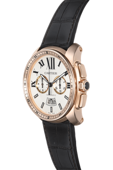 Calibre de Cartier Chronograph Rose Gold Automatic