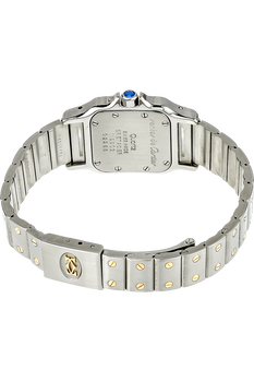 Santos Galbee Moon Phase Yellow Gold and Stainless Steel