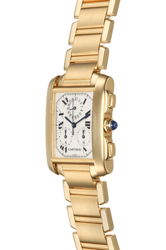 Tank Francaise Chronograph Yellow Gold Quartz