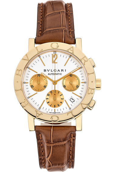 Pre Owned Bulgari Bvlgari Bvlgari Chronograph BB38GLCH