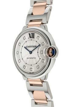 Ballon Bleu Rose Gold and Stainless Steel Automatic