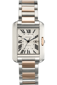 Tank Anglaise Rose Gold and Stainless Steel Automatic