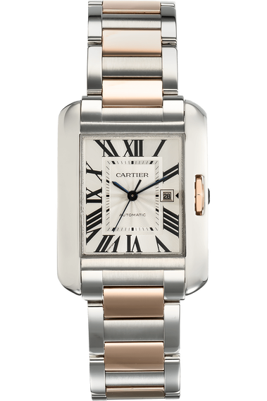 Tank Anglaise Rose Gold and Stainless Steel Automatic